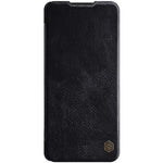 Husa Tip Carte, Piele, Originală, Nillkin Qin, Samsung Galaxy A42 5G, Negru