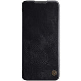 Husa Tip Carte, Piele, Originală, Nillkin Qin, Samsung Galaxy A42 5G, Negru