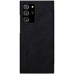 Husa Tip Carte, din piele Originală Nillkin Qin, Samsung Galaxy Note 20 Ultra, Negru