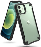 Husa Antisoc Ringke Fusion X2, iPhone 12 Pro/iPhone 12, Negru
