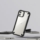 Husa Antisoc Ringke Fusion X2, iPhone 12 Pro/iPhone 12, Negru