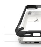 Husa Antisoc Ringke Fusion X2, iPhone 12 Pro/iPhone 12, Negru