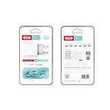 Inarcator cu Cablu USB- Type-C, XO, 2.4A, 2USB, Alb