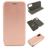 Husa Tip Carte, Smart Diva pentru Samsung Galaxy S20, Roz-Auriu
