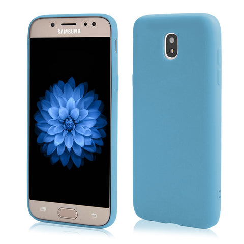 Husa Silicon, Samsung Galaxy J7, Albastru