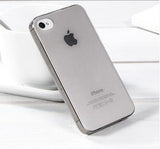 Husa TPU Hoco Light Apple iPhone 4, 4s, Gri - Transparenta