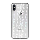 Husa Silicon, iPhone XR, Transparent Geometric