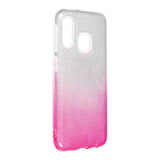 Husa Silicon, Samsung Galaxy A20E, Roz cu Sclipici