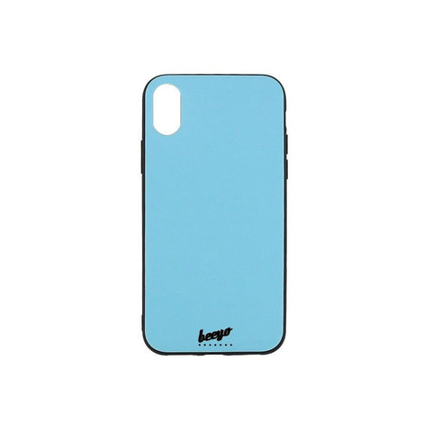 Husa Beeyo Glass, iPhone X/XS, Albastru