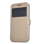 Husa Tip Carte, Magnet Lateral, Samsung Galaxy A02S, Auriu
