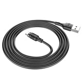 Cablu Hoco, USB-Micro USB, Magnetic 2,4A, 1M, Negru