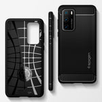 Husa Antisoc, Spigen, Huawei P40, Negru
