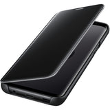 Husa Tip Carte Clear View, Originala, Samsung Galaxy S9, Negru