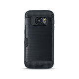 Husa Card Defender, Samsung Galaxy J4 Plus 2018, Negru