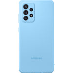 Husa Silicon, Originala, Samsung Galaxy A52, Albastru
