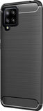 Husa Carbon, Samsung Galaxy A12, Negru