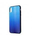 Husa iPhone 6/6S Plus   Aurora Glass Albastru