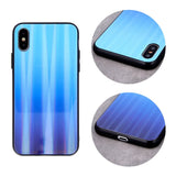 Husa Aurora Glass Huawei P40 Lite, Albastru