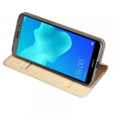 Husa  Tip Carte, Huawei Y5 2018 Flip Beeyo Book Auriu