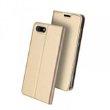 Husa  Tip Carte, Huawei Y5 2018 Flip Beeyo Book Auriu