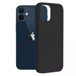 Husa Silicon, iPhone 12 Mini, Negru Matt