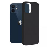 Husa Silicon, iPhone 12 Mini, Negru Matt