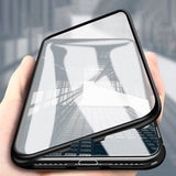 Husa iPhone 6  Plus Magnetic FullGlass Negru