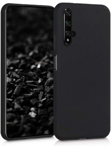 Husa Matt TPU, Huawei Nova 5T, Negru