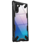 Husa Antisoc, Fusion X Ringke, Samsung Galaxy Note 10, Transparent cu Negru