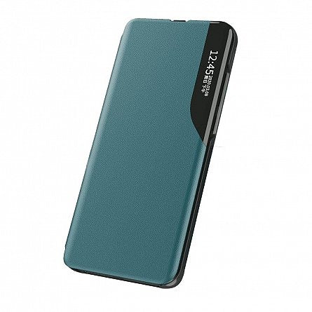 Husa Tip Carte , iPhone 12 Max  Smart Flip Cover  Originala Verde
