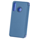 Husa Tip Carte, Clear-View, Huawei Y7 2019, Albastru