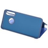 Husa Tip Carte, Clear-View, Huawei Y7 2019, Albastru