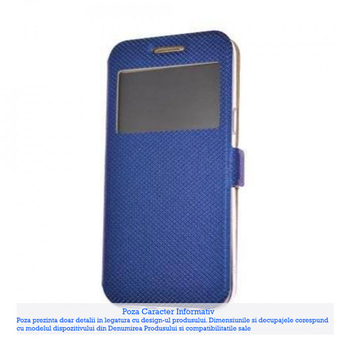 Husa Tip Carte, Magent Lateral, Huawei P40 Lite 5G, Albastru