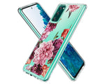 Husa Antisoc Spigen, Samsung Galaxy S20 FE, Transparent cu Floral