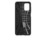 Husa Silicon Antisoc, Spigen, Samsung Galaxy A12, Negru