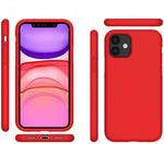 Husa Silicon, iPhone 11, Rosu