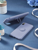 Husa Silicon, Ring Magentic, Samsung Galaxy A20E, Gri