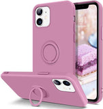 Husa Silicon, Ring Magnetic, Samsung Galaxy A22 (4G), Lilac