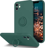 Husa Silicon, Ring Army Magnetic, Samsung Galaxy A51, Verde