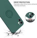 Husa Silicon, Ring Magentic, Samsung Galaxy A22 5G, Verde