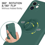 Husa Silicon, Ring Magentic, Samsung Galaxy A22 5G, Verde