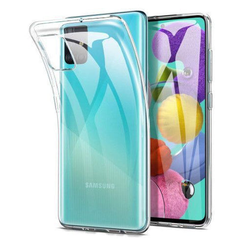 Husa Silicon Slim 1.0mm, Samsung Galaxy A51, Transparent