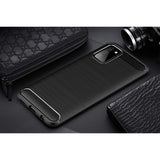 Husa Carbon, Samsung Galaxy A02S, Negru