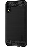 Husa Carbon, Samsung Galaxy A10, Negru