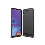 Husa Silicon Carbon, Samsung Galaxy M10, Negru