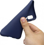 Husa Silicon Slim, Samsung Galaxy A20E, Albastru Inchis