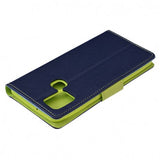 Husa Tip Carte, Fancy, Samsung Galaxy A21S, Albastru-Verde