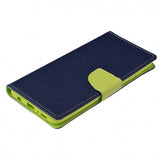 Husa Tip Carte, Fancy, Samsung Galaxy A21S, Albastru-Verde