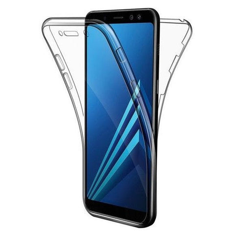 Husa de Silicon 360, Samsung Galaxy A7 2018, Transparent
