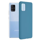 Husa Silicon, Techsuit, Samsung Galaxy A02S, Albastru